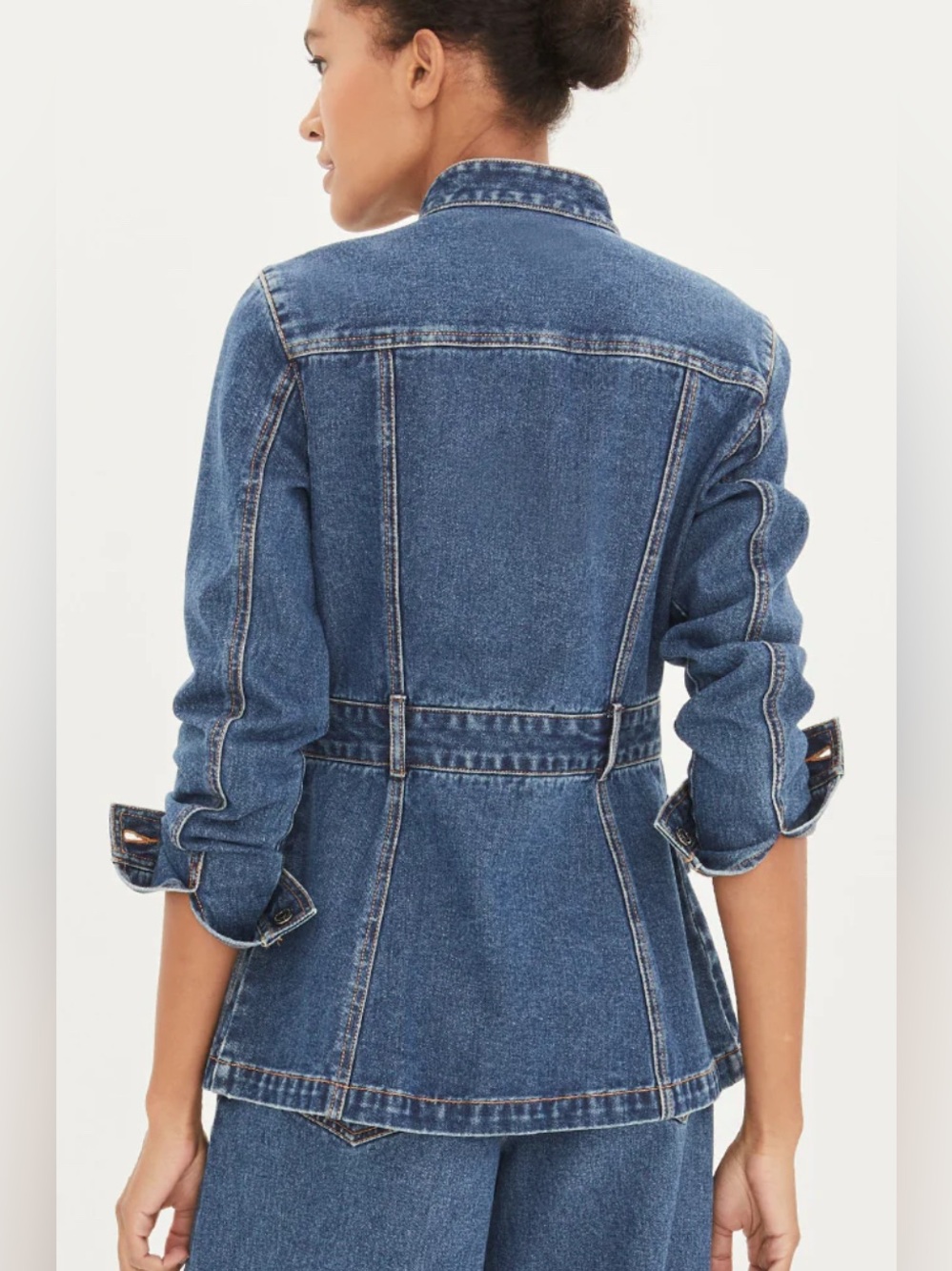 Veronica Beard Tika denim jacket cotton - Picture 2 of 12